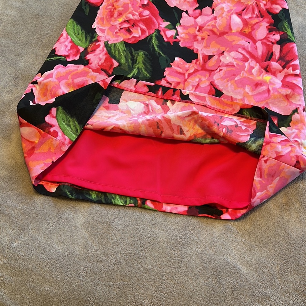 NEW Eliza J Floral A-Line Sleeveless Sheath Dress - Picture 14 of 16